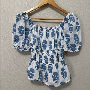 NFC Floral Puff Sleeve Top